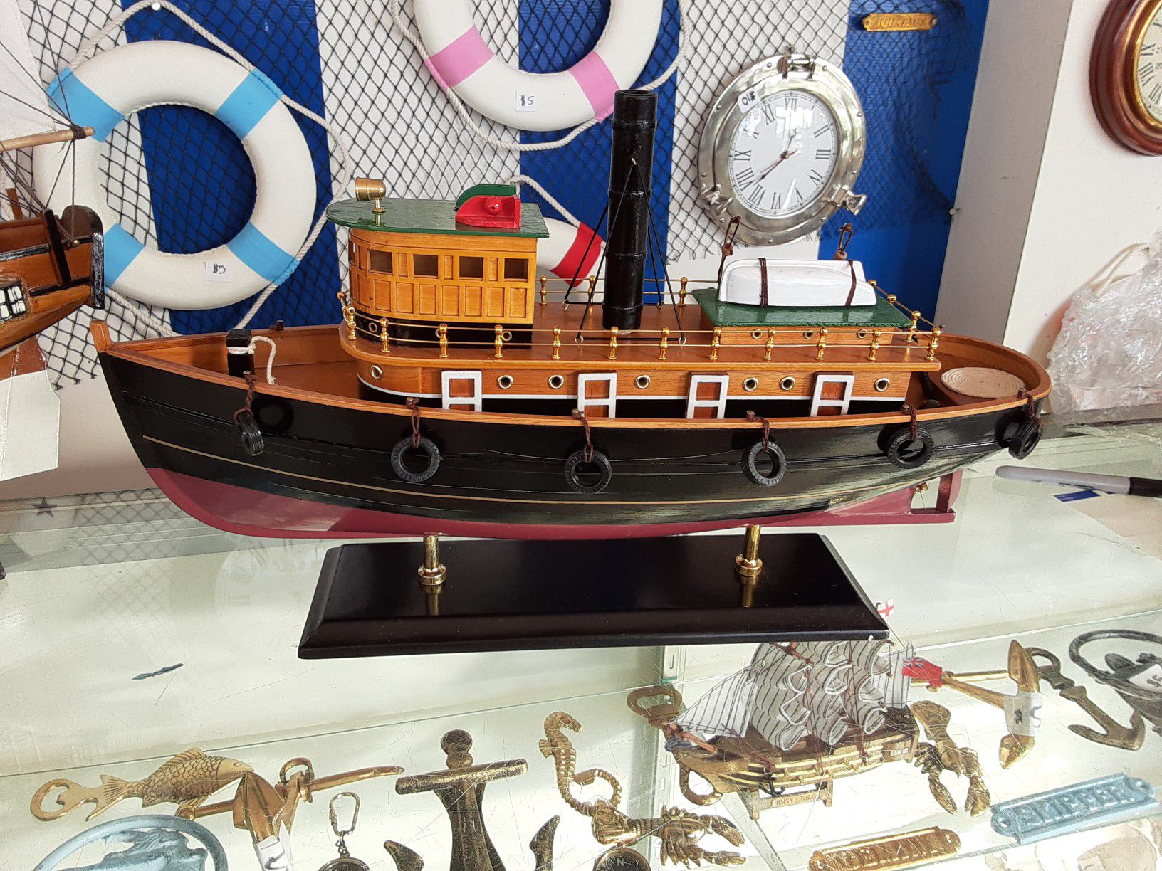 Decorative Nautical Decor Model Fishing boat