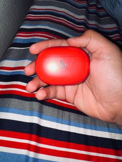 Red beats earbuds