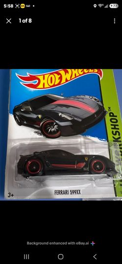 2015 Hot Wheels SUPER TREASURE Hunt Ferrari 599XX Black 188/250