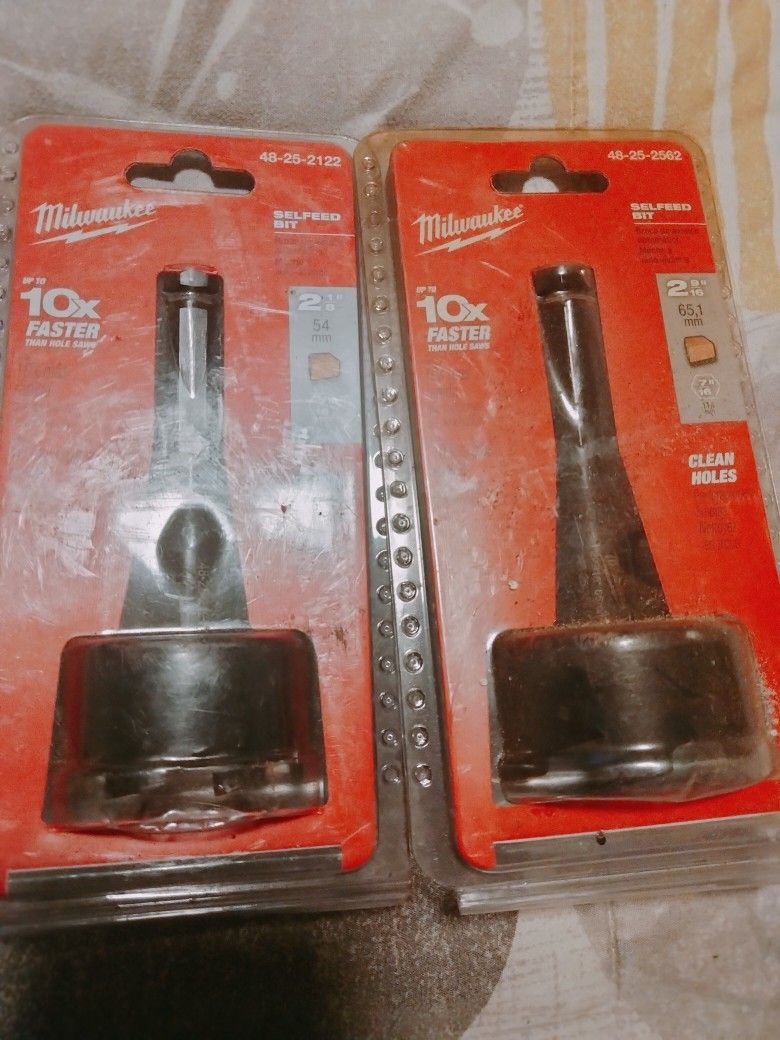 Milwaukee Selfeed Bits