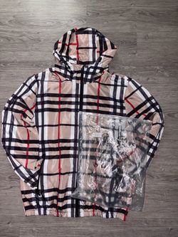 Burberry design jackets zip up size M