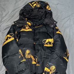 Supreme Lions Puffer Jacket FW13 w/ Detachable Hood [VERY RARE] SZ MEDIUM