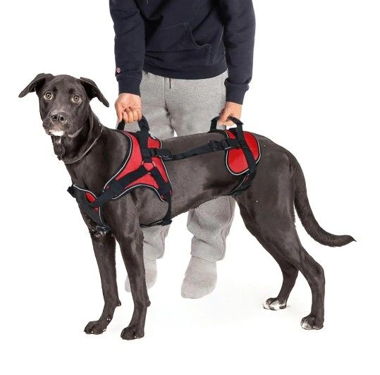 Doggie Stylz Multi-Functional Full-Body Lifting Dog Harness Vest, Designed for Front-Only, Rear-Only or Full-Body Dog Lifting.