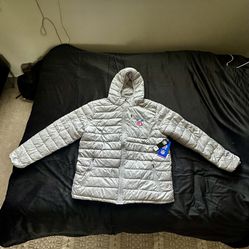 Brand New NFL Sideline Puffer Jacket – Men’s Size XL – Silver/Gray