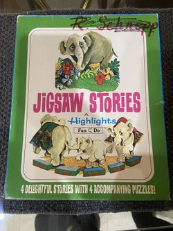 1970’s Highlights Magazine Jigsaw Stories! 