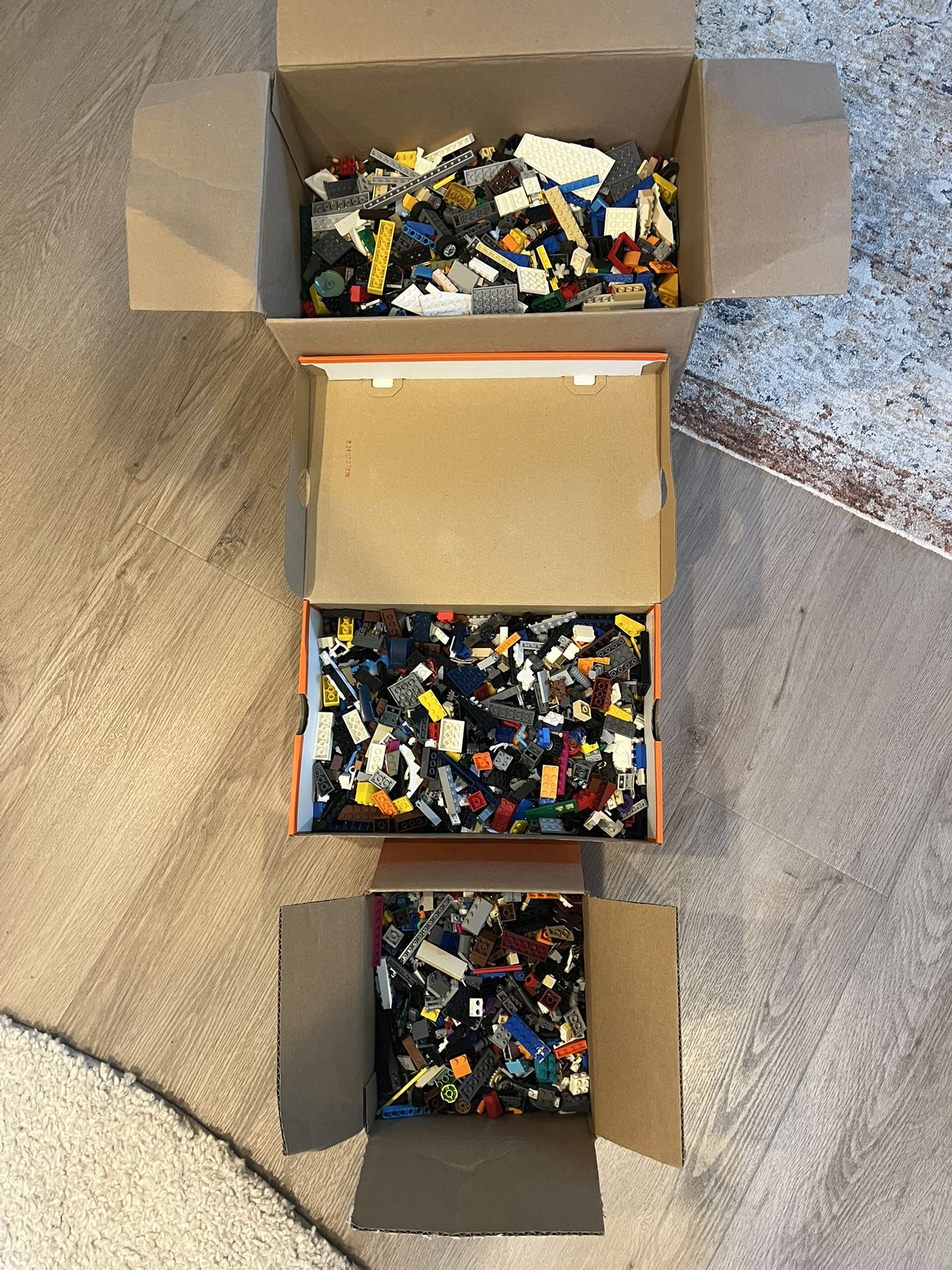 Boxes of Lego’s