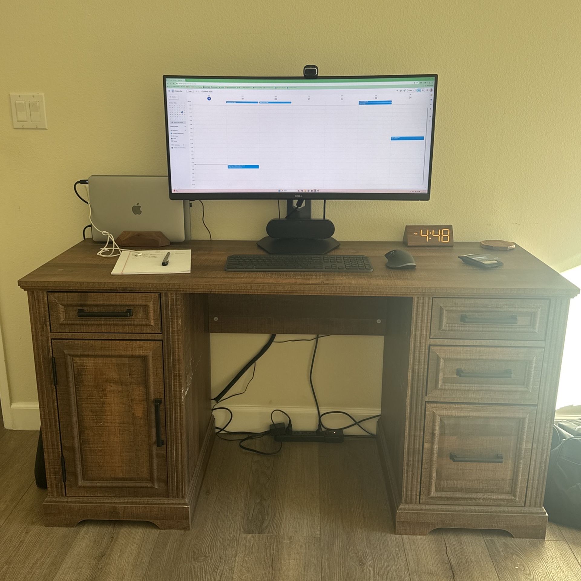 Lightly Used Wooden Desk