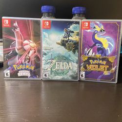 Zelda Tears Of The Kingdom, Pokémon Pearl & Violet 