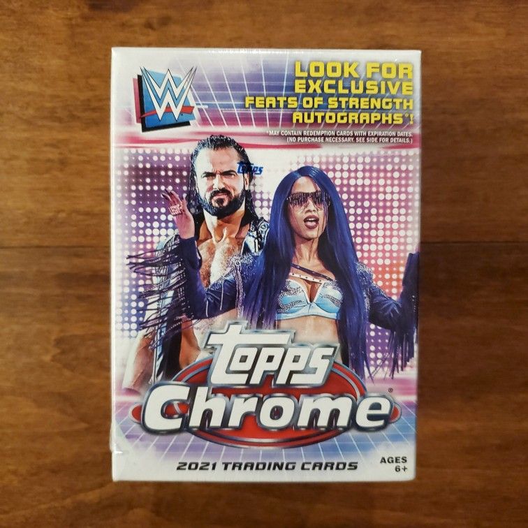 2021 Topps Chrome WWE Blaster Box *2 BOXES LEFT*