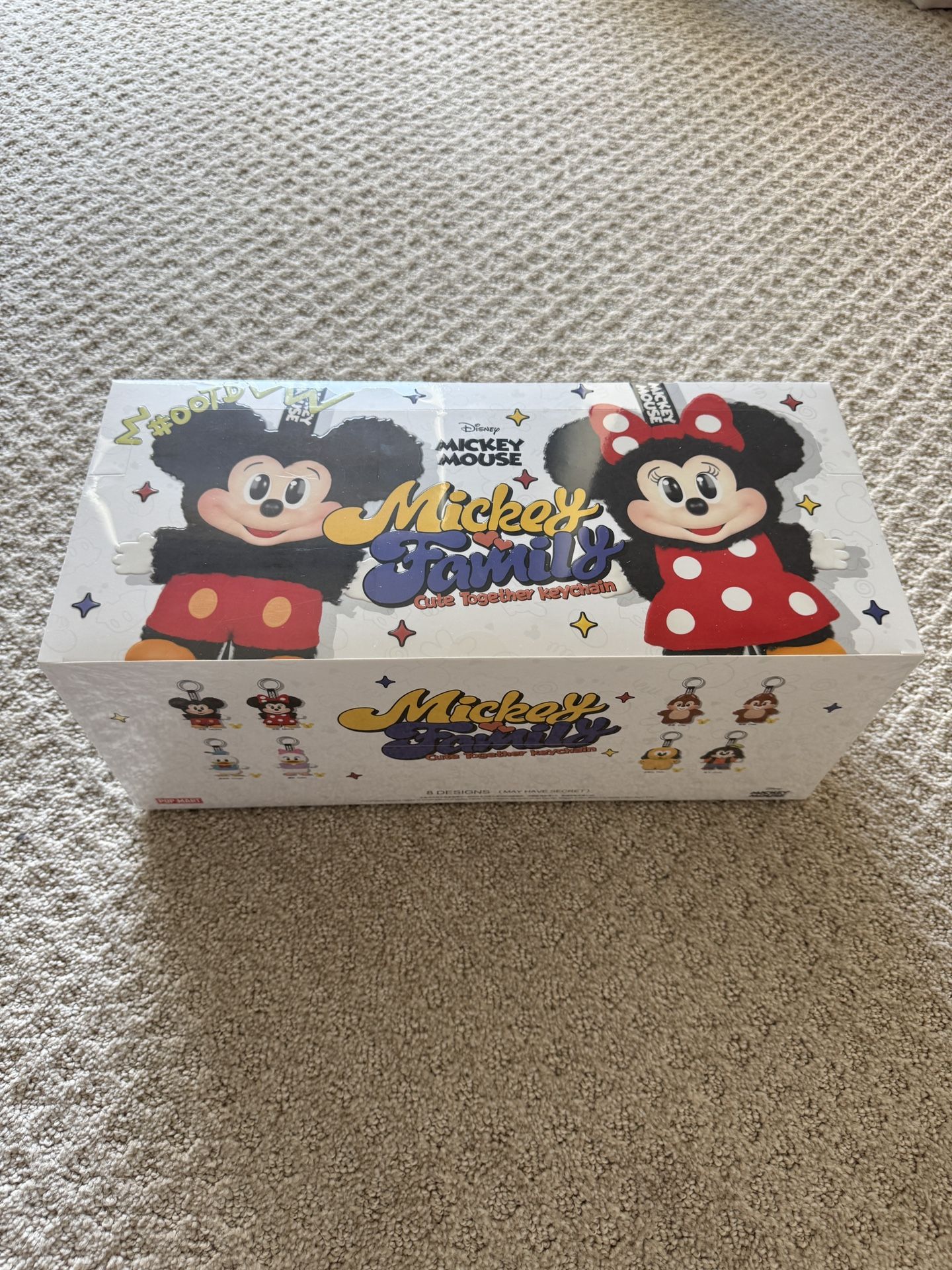 POPMART Mickey Family Cute Together Keychain full set