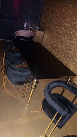 Table Set with 4 Chairs