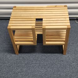 Ikea Molger wood shelf Under sink