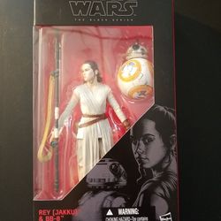 Hasbro Star Wars The Black Series The Force Awakens 02 Rey (Jakku) & BB-8 Action Figures 