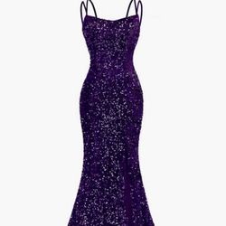 Backless Mermaid Formal Gown