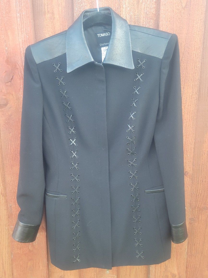 Tomaso Stephanelli black blazer