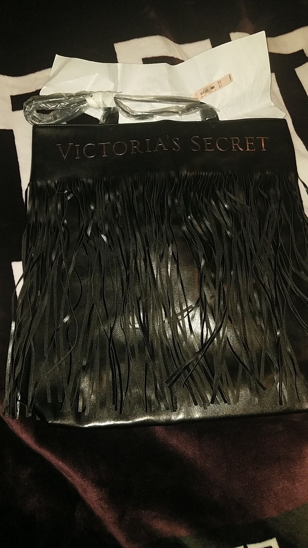 Victoria Secret fringe tote for Sale in Maywood, IL - OfferUp