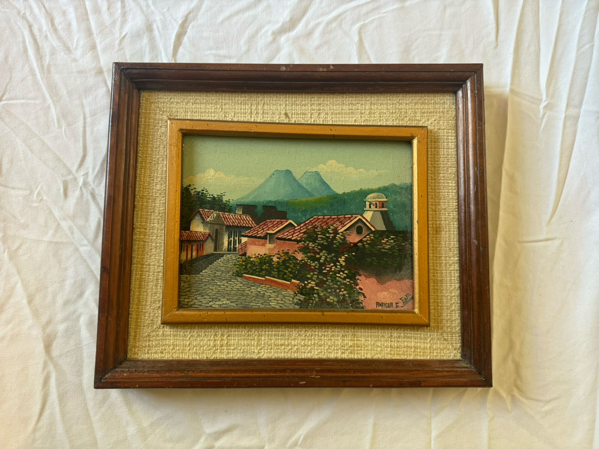 Painting Or Reprint Of Houses