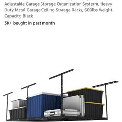 FLEXIMOUNTS 4x8 Overhead Garage Storage Rack