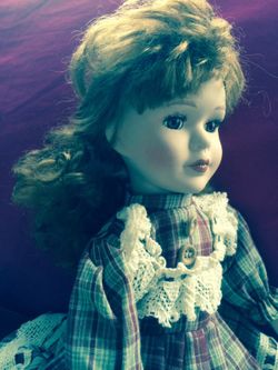 Porcelain antique doll / Vintage collection