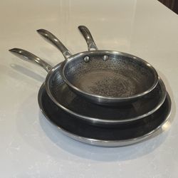 3 Piece nonstick surface, Hexplad, Cookware Set