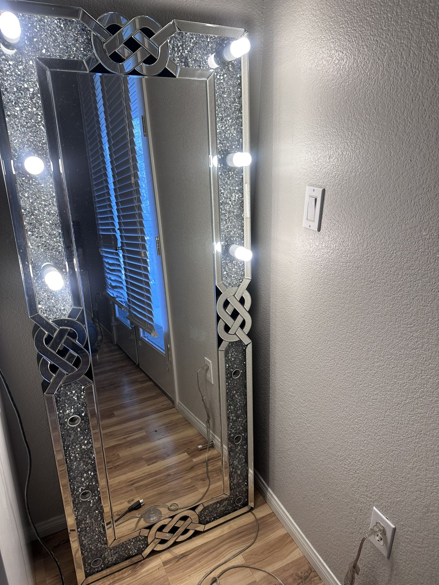 Accent Floor Vanity Mirror