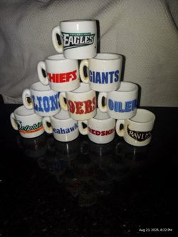 Football  Mini Mugs 