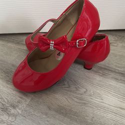 Red Dress Shoes Size 4
