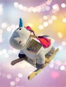 B Toys Dilly Dally Rodeo Unicorn Rocker 