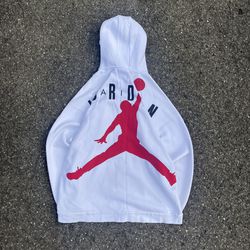 Air Jordan Big Logo Zip Up Hoodie