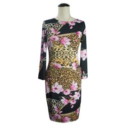 womens Casual dresses Long Sleeve Floral Prints.
