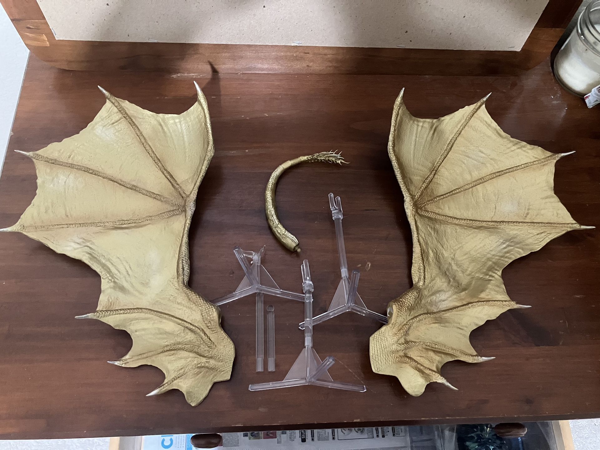 S.H.monsterarts King Ghidorah 2019 Special Color Parts Lot All Great Condition