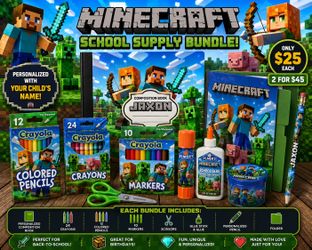 Boy Custom School Supplies