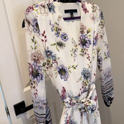 Floral Wrap Maxi Dress