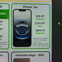 iPhone 16e $100 When You Port To Cricket From Another Carrier And Bring Your Number