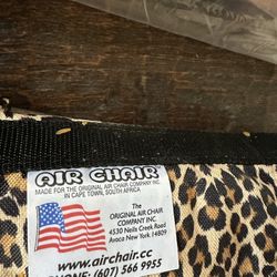 The Original Air Chair, Hammock Leopard Fabric Brand New