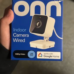 Onn Indoor Camera Wired 