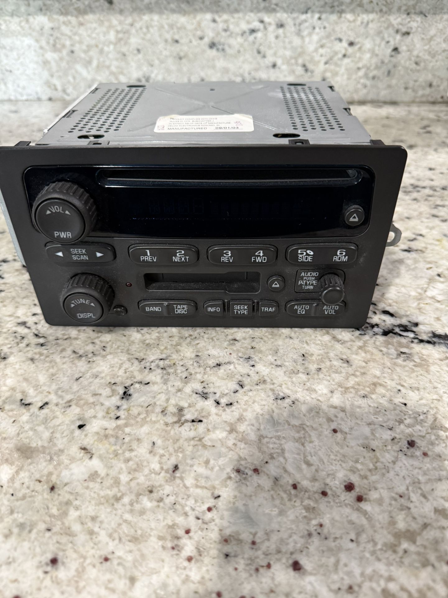 Chevy 2004 Factory Radio 2004 Chevy Tahoe 