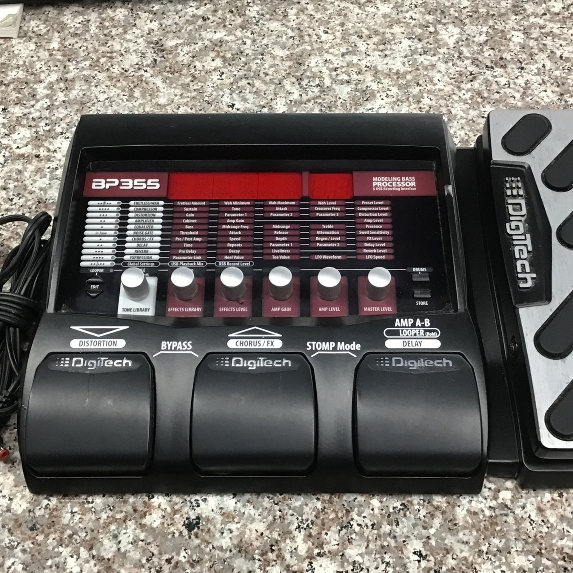 DigiTech BP355 Modeling Bass Processor Pedal