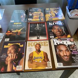 Kobe Bryant Magazine Memorabilia. #8 #24
