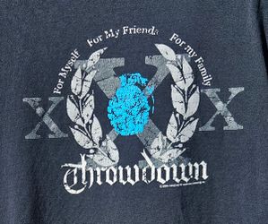 Vintage Throwdown Hardcore band shirt