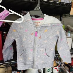 18 Month  Zip Up Hoodie Jacket