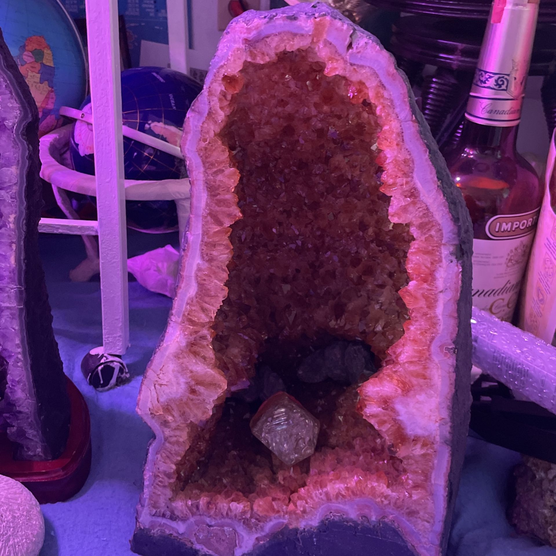 79.2lb Citrine Cathedral Crystal Cluster Quartz