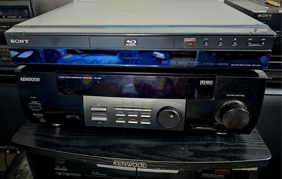 Kenwood Amp & Sony Blu-ray System - Must See It.
