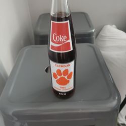 1981 Clemson  National Championship. Coke  Bottle.