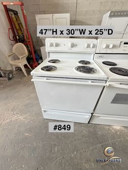 Hotpoint stove Electric Coil Range (#849) SEE PRICE DESCRIPTION