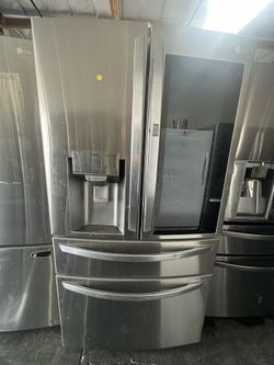 LG 4 Door Stainless Steel  Refrigerator Instaview 
