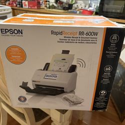 Epson RapidReceipt® RR-600W Wireless Receipt and Document Scanner
