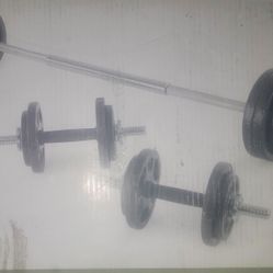 New  Dumb Bell Bar Bench Bar