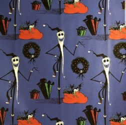 Disney's The Nightmare Before Christmas Wrapping Paper 1 Roll NEW