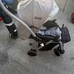 Jeep Unlimited Reversible Handle Stroller